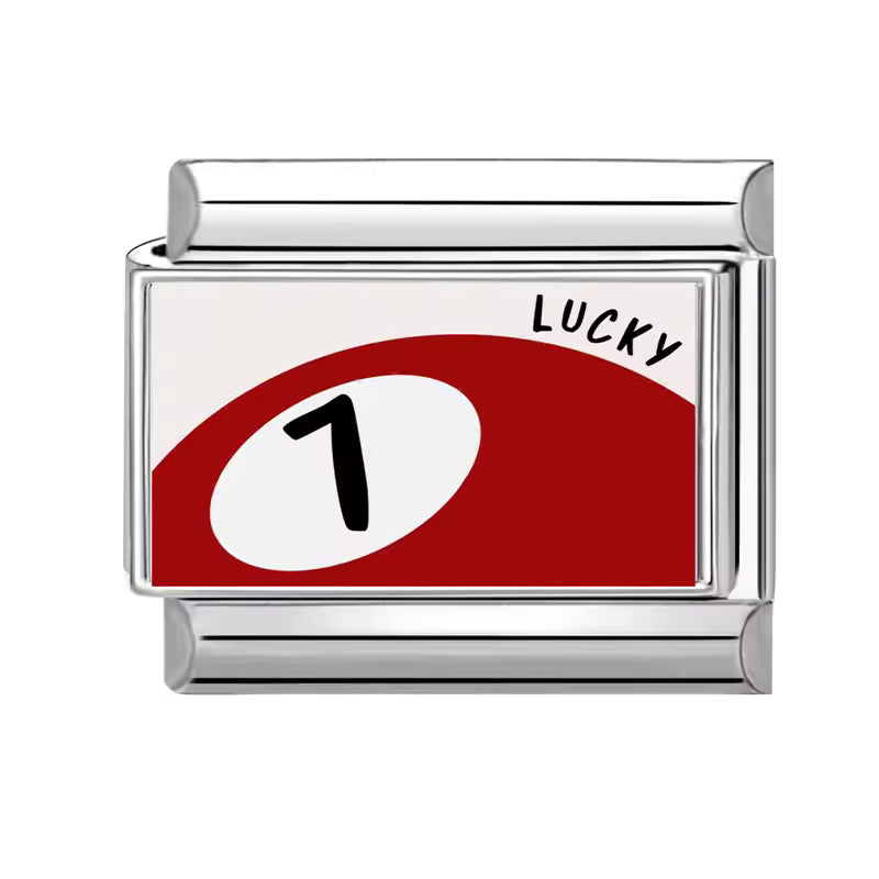 Italian bracelet plano - lucky bola 8