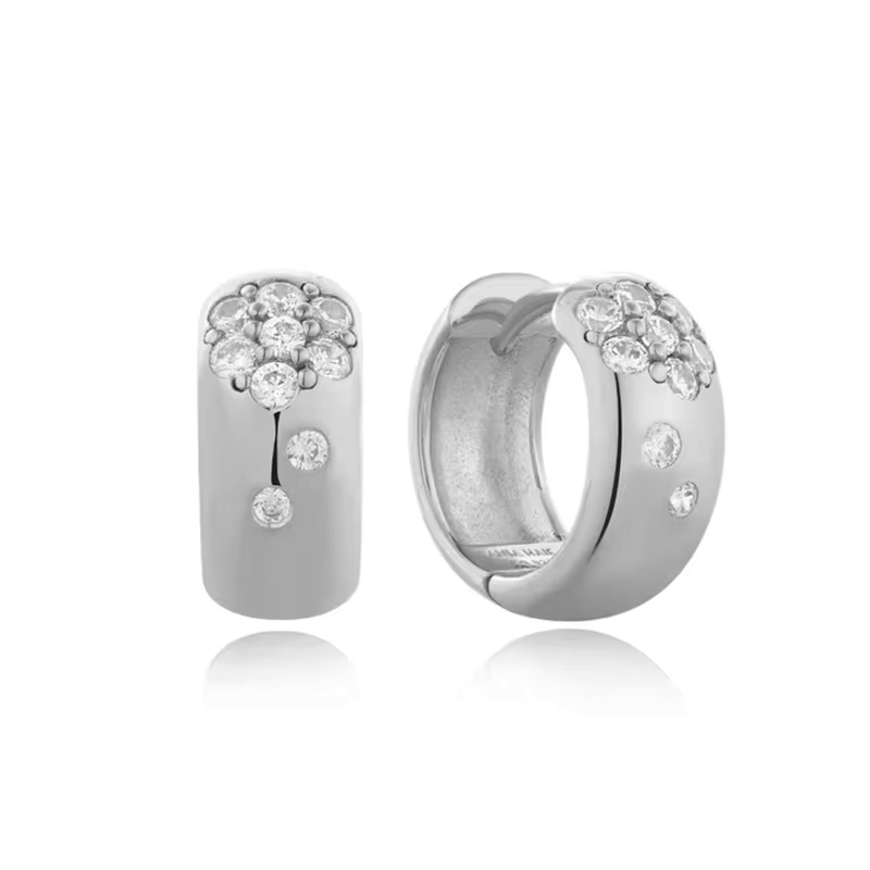 Zarcillos Flora Drop - Plata de ley 925