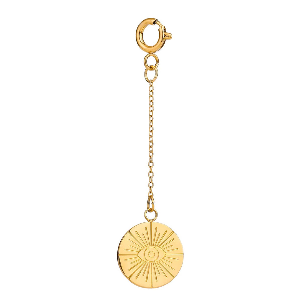 Bikini clip - evil eye