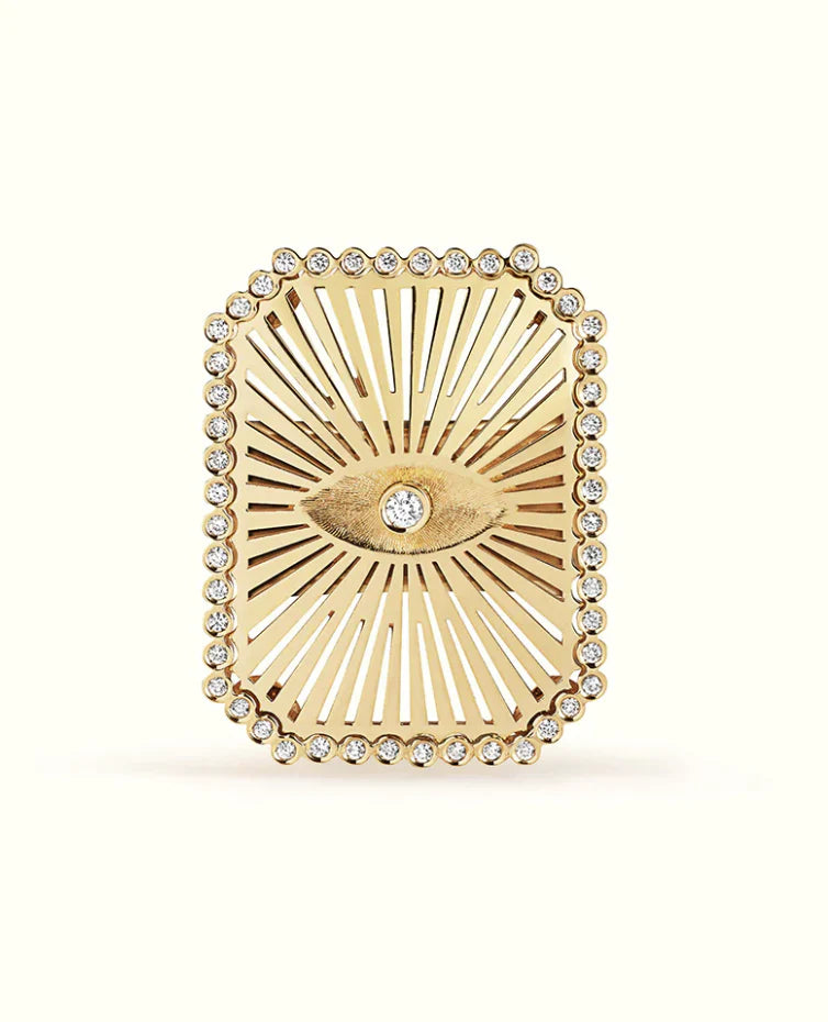 Tarot Ring - golden evil eye / Last pieces ⚡️