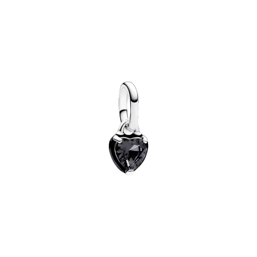 Mini charm de plata - corazón