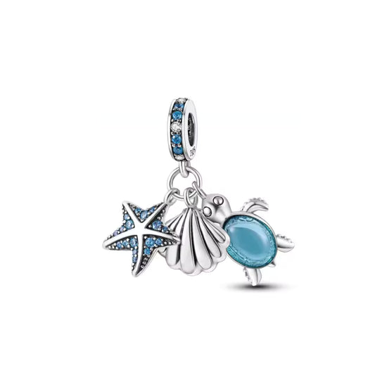 Charm de plata 925 - Playa