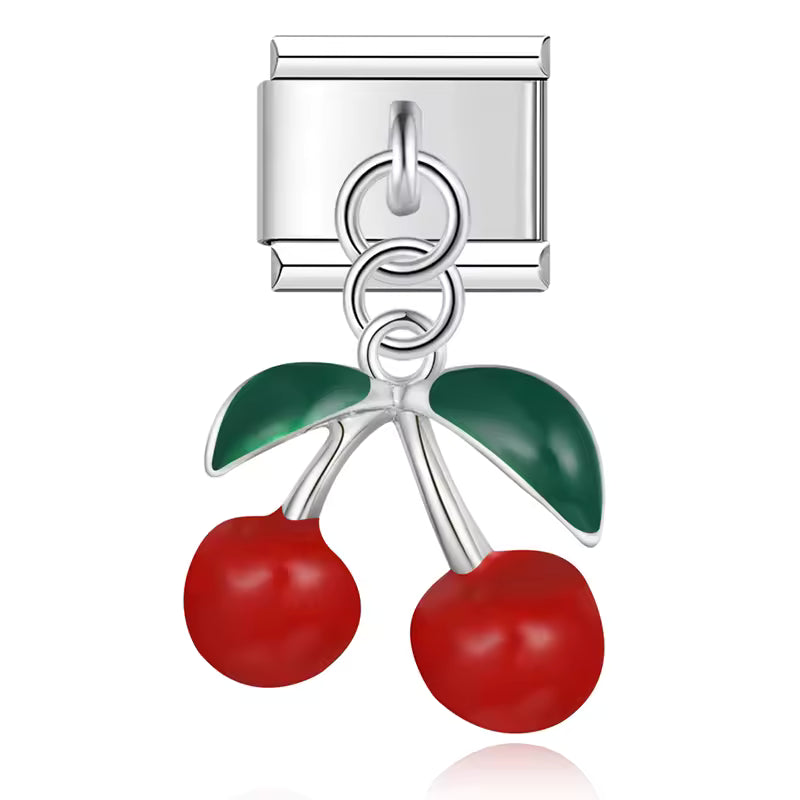 Italian bracelet colgante - cereza