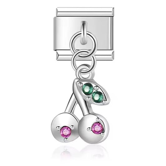 Italian bracelet colgante - mini cereza