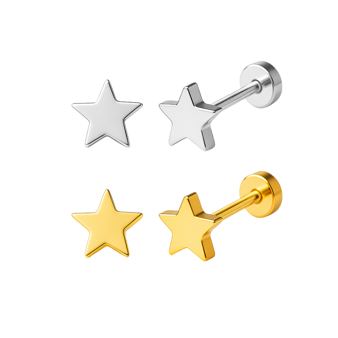 Stud estrella - Acero Inoxidable