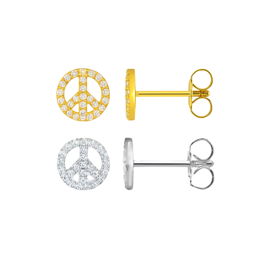 Stud peace - Plata de Ley 925