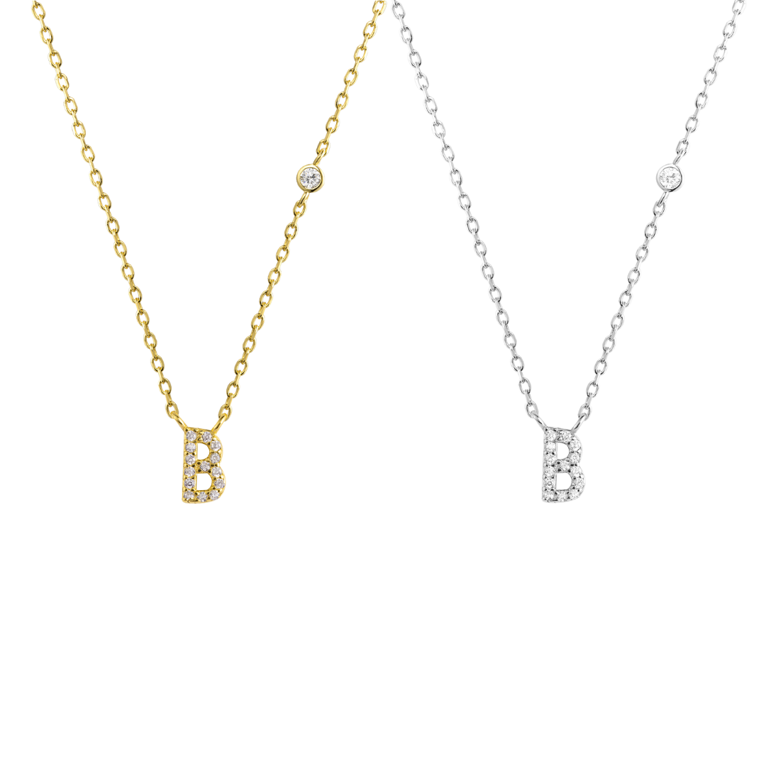 Collar de inicial - Plata de ley 925