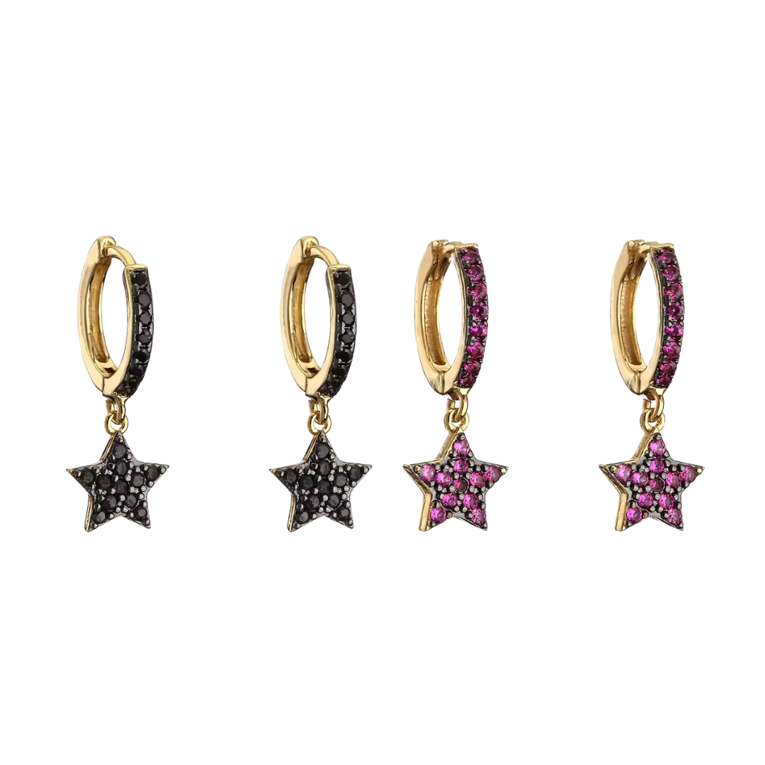 Zarcillos shiny stars