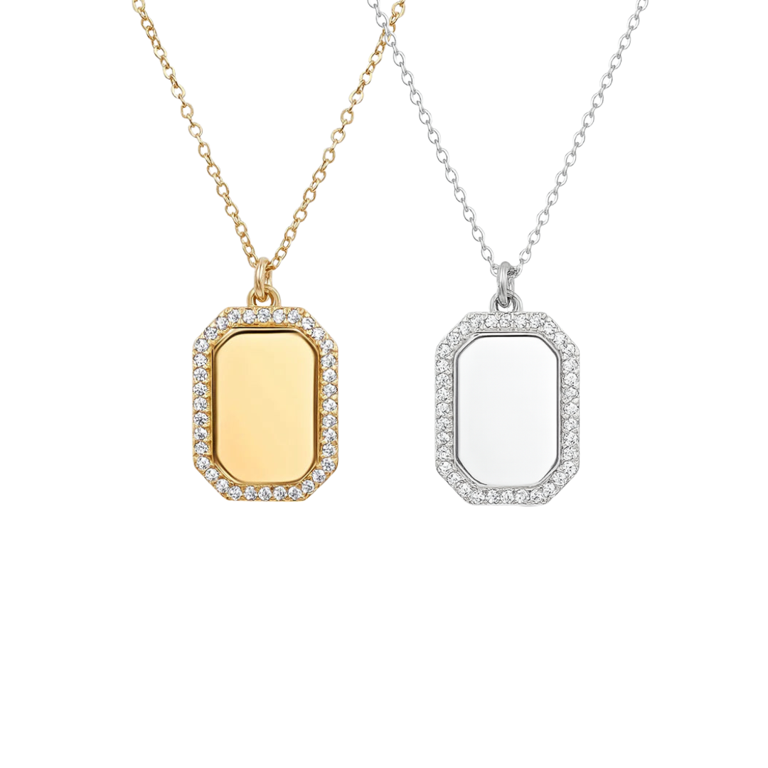 Placa rectangular para personalizar con láser