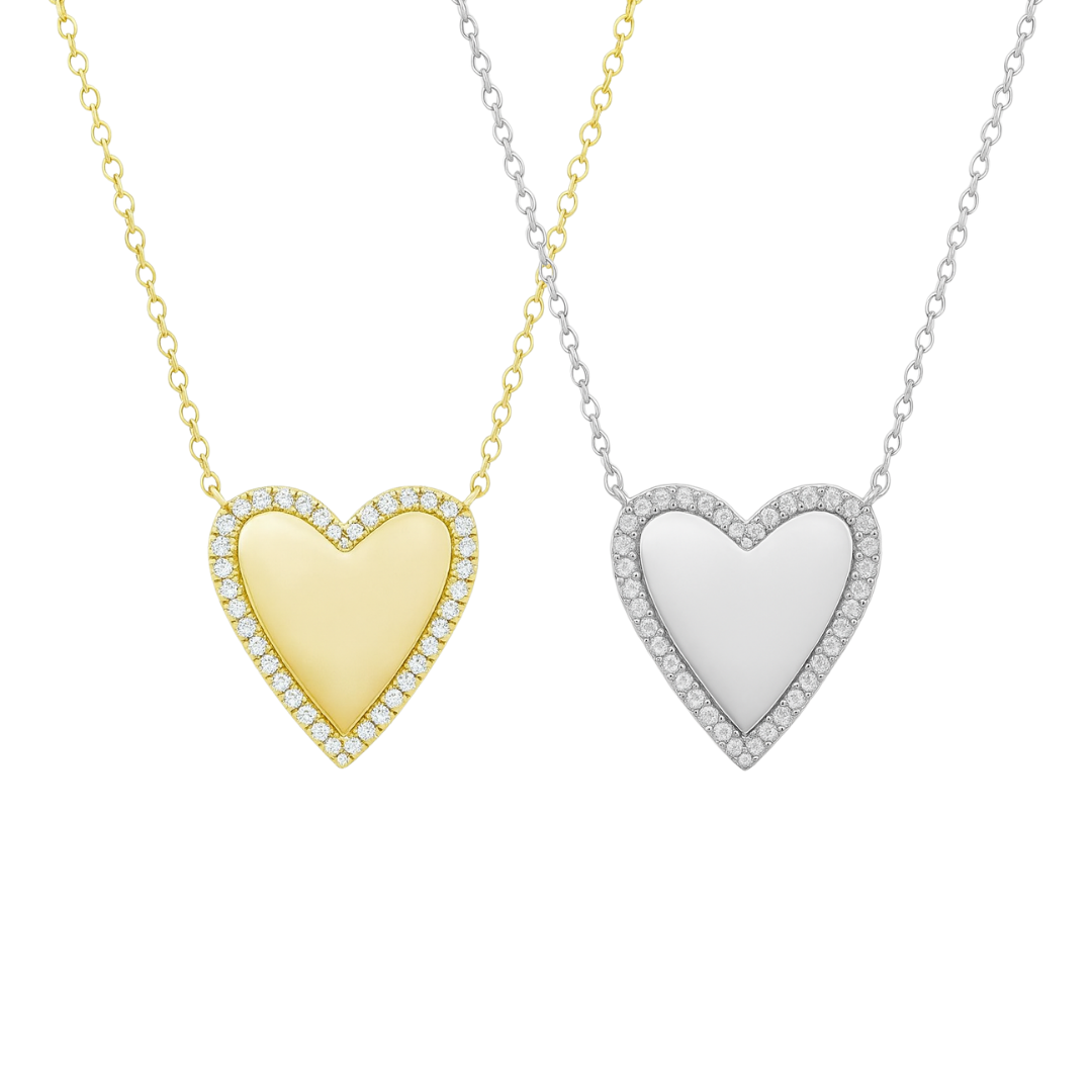 Collar de corazón para personalizar