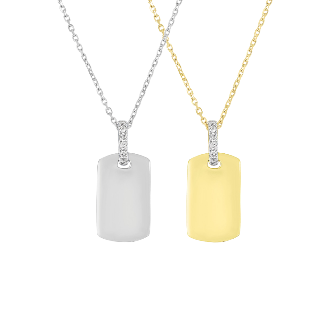 Placa para personalizar con láser - mini!