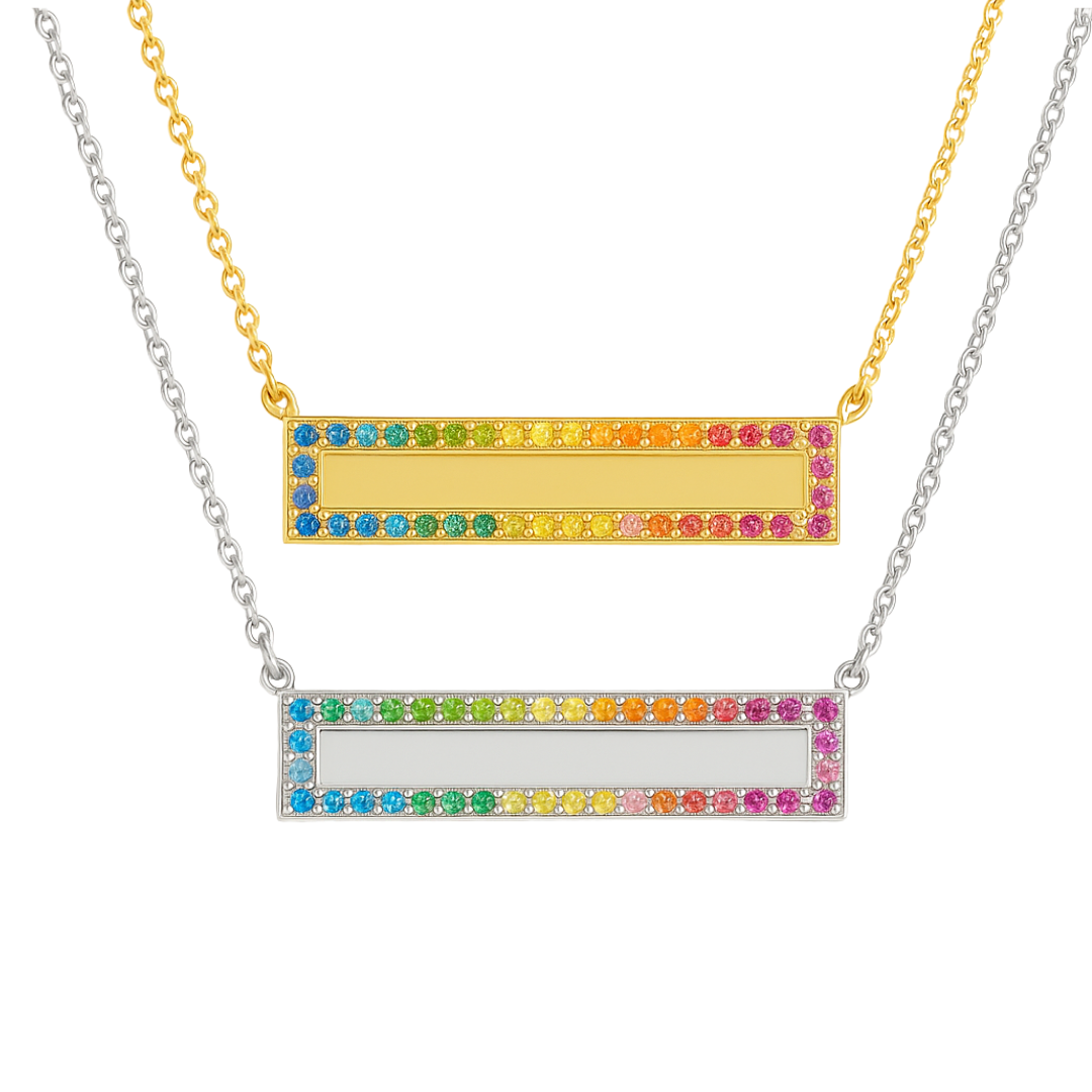 Placa para personalizar con láser multicolor