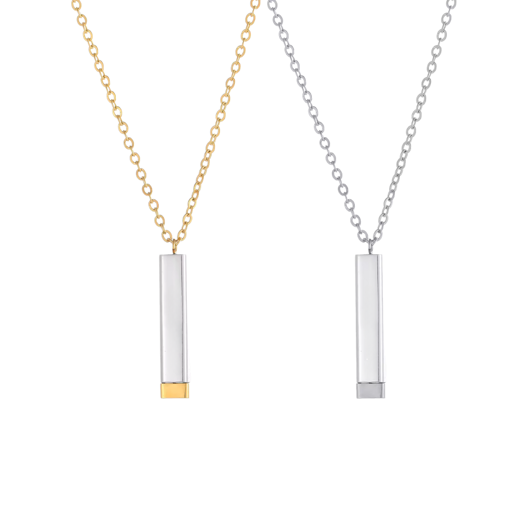 Square bar para personalizar con láser - mensaje oculto dentro