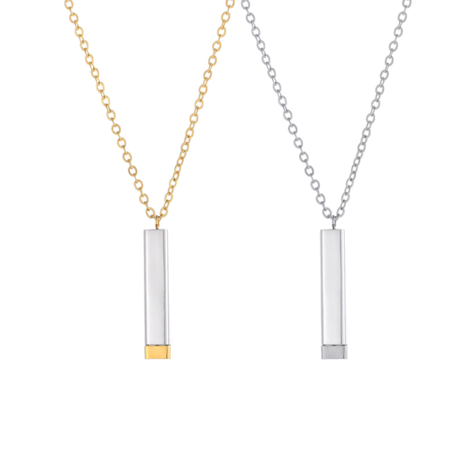 Square bar para personalizar con láser - mensaje oculto dentro