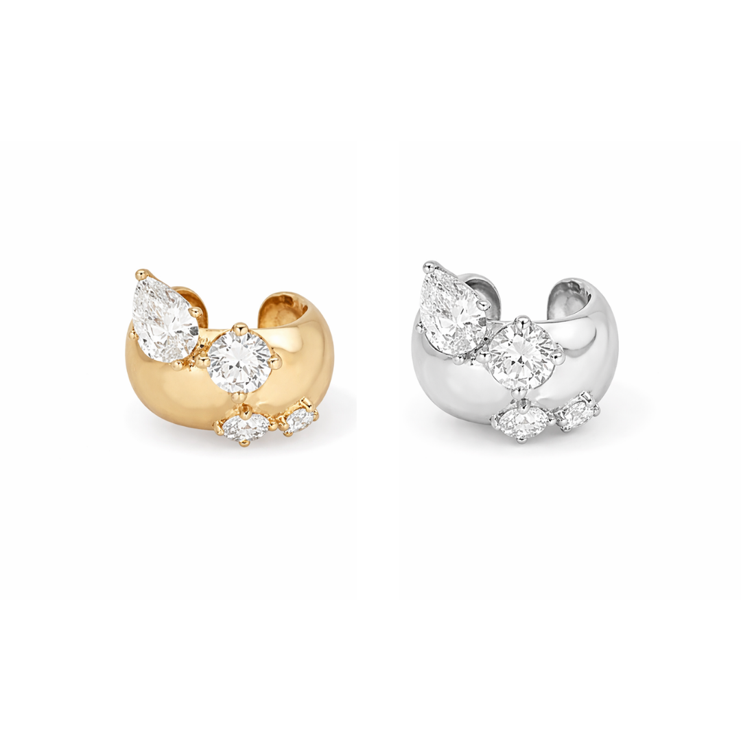 Lumi Drop Ear cuff - PLATA 925