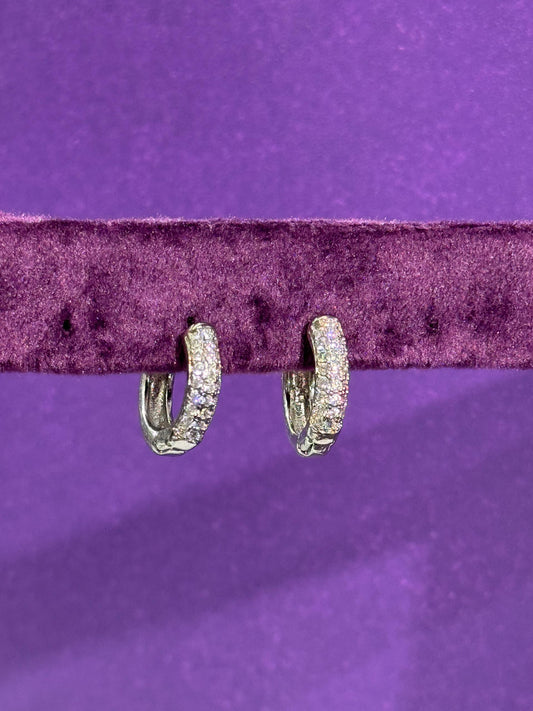 Argollas básicas de circones