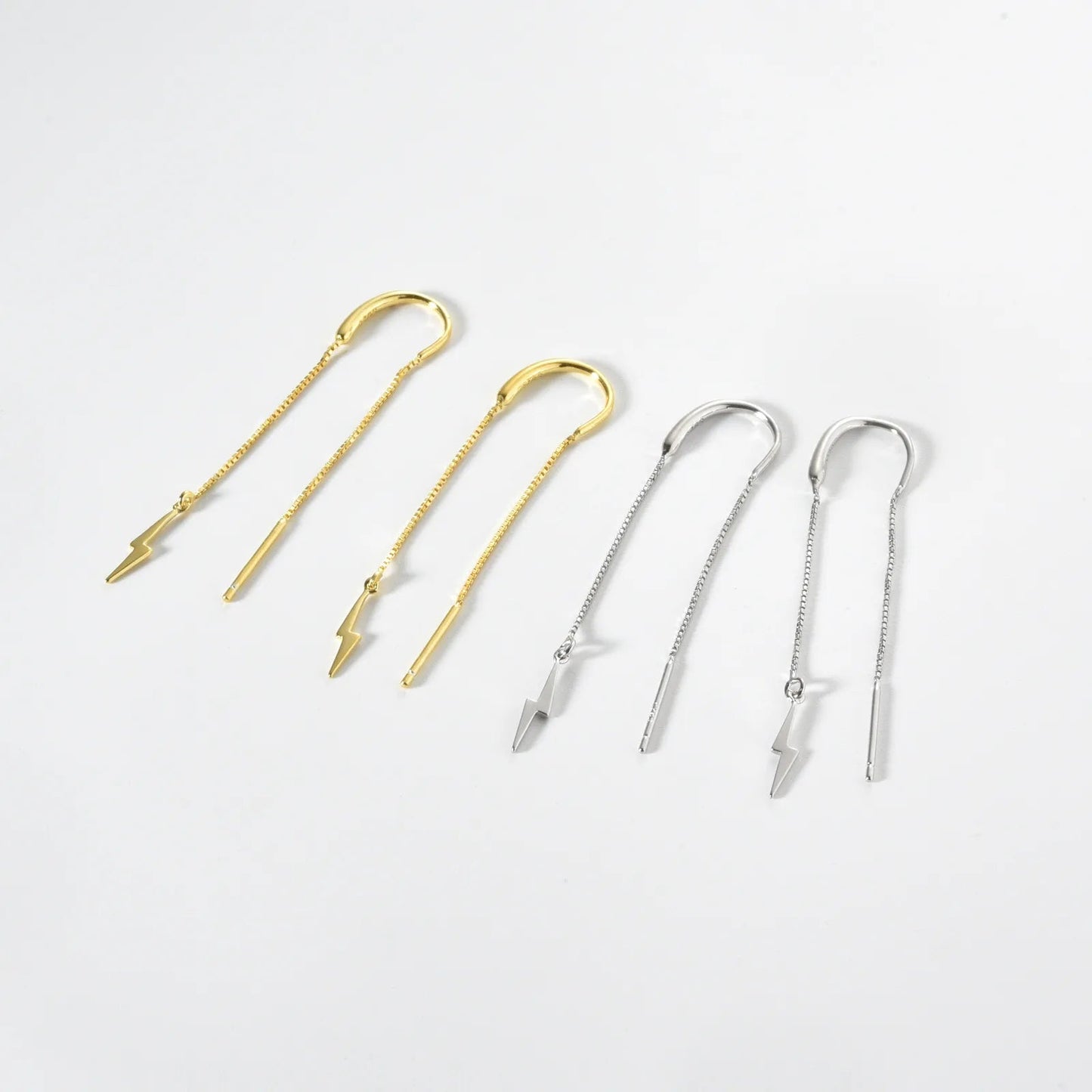 Rayo con cadena - Plata de ley 925