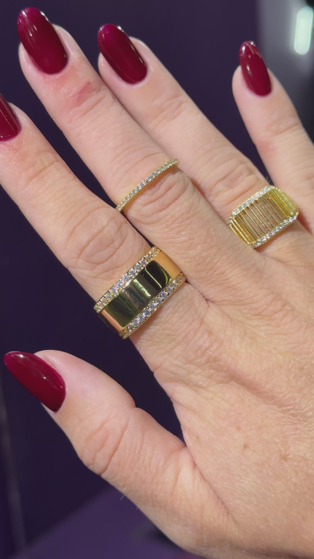 Anillo Halo Band - Plata de ley 925
