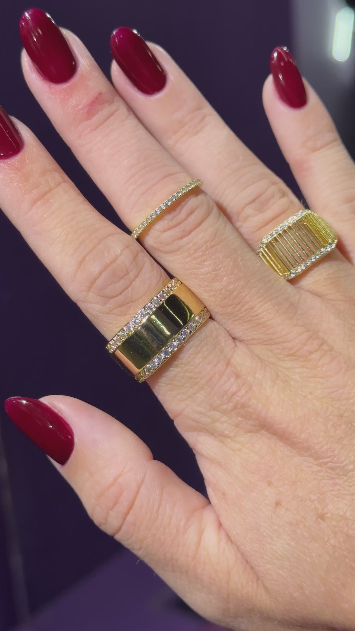 Anillo Halo Band - Plata de ley 925